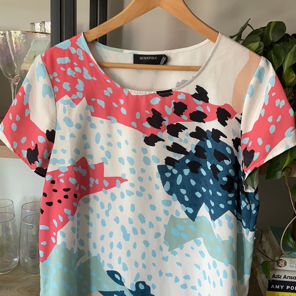 Red dress Minkpink shift dress - Picture 2 of 3